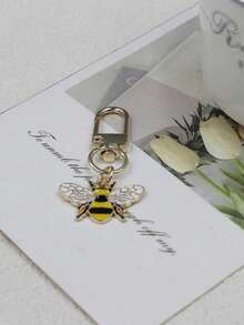 Bee Keychain Compatible,Bottling Bottles,Cute Bee-Shaped Acrylic Key With Lobster Clasp,Bee-Themed Gift Accessory For Birthdays, Bee Pattern Portable Pendant Bottle, Pendant,Car Keychain, Key Strap - Suitable For Cars, Cameras, Backpacks, Phones, And Home Keys. Christmas Gift, Father'S Day Gift, Mother'S Day Gift, Halloween Gift, Birthday Gift,Valentine'S Day Gift - Multicolor - View 12