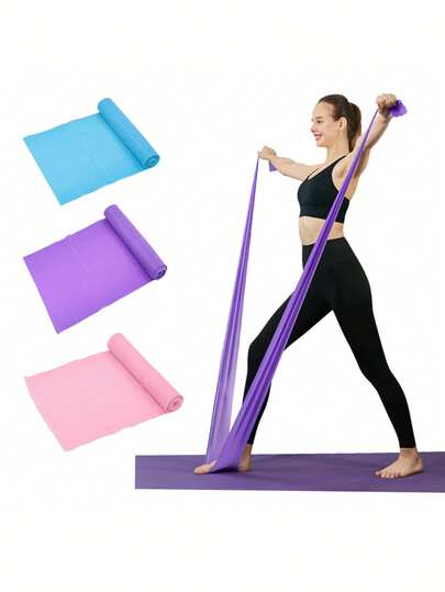 1 adet Yoga Pilates Direnç Bandı, Elastik Fitness Yoga Kayışı, Taşınabilir Pilates Antrenman Bandı, Spor Yoga Aksesuarı, Yoga, Fitness, Pilates İçin Harika Bir Hediye