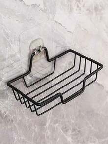 2pcs Stainless Steel Soap Dish Holder, Bathroom Soap Tray Rack, Wall Mounted Soap Dish Holder - Multicolor - View 3