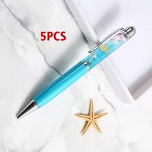 Bolígrafo de metal con diseño personalizado de texto/logotipo de océano aceitoso, bolígrafo de metal retráctil de giro grueso, adecuado para la oficina diaria, estudiantes, maestros, regalo pensativo para amigos, familiares y colegas - Multicolor - Ver 20