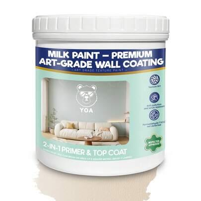 YOA Paint, 32 Oz. Container, Available In Multiple Colors, Suitable For Walls And Ceilings-DIY Wall Repair And Decoration, Ideal For Living Rooms, Bedrooms, And Hallways.
