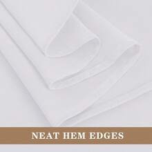 Fitable White Rectangle Tablecloths For 6 Foot Tables, 6 Pack - 70 X 108 Inches - Stain Resistant And Washable Table Clothes, Polyester Fabric Table Covers For Wedding, Party, Banquet, Buffect - White70x108In - View 10