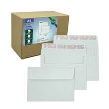 A6 Invitation Envelopes(120 PCS 4.7x6.5 In) - Windowless Design 120GSM White Paper Envelopes With Printabl Quick Se--Seal For Invitations, Greeting Cards, Photos Invoices - 120pcs4.7*6.5in - View 1