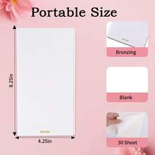 Travelers Notebook Inserts,Blank Refill,Standard Regular TN Journal,30 Sheets,8.25\ X 4.25\,Pocket Travelers Notebook Refills For Journals,Dis,Planners - 補充裝-空白 - 查看 3