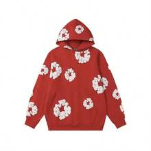 Y2K Style Bubble Print Hoodie, Long Sleeve Fashion Sweatshirt, Couple Matching Design - màu xanh nước biển - Xem 4