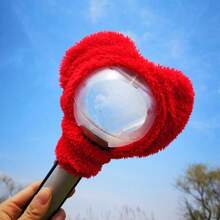 1 pieza Funda decorativa de peluche para palo luminoso, protector de palo luminoso para animar en conciertos, solo se vende la funda, el palo luminoso no está incluido - Multicolor - Ver 6