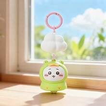 Miniso 千川系列 千川风雨衣发光挂件，硅胶材质+发光功能，可爱青蛙雨衣造型，登山扣设计，适合背包挂件/钥匙扣/随身装饰，可爱发光挂件（1个） - 綠色 - 查看 1
