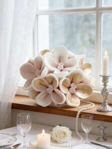 1pc Multi-Use Flower Ball Silicone Mold - Durable Heat-Resistant For Candle/Soap/Resin Easter/Valentine's Day Wedding Souvenir Women's Handmade Gift - White - View 6