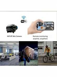 1pc Mini Camera, Home Security Camera, Wide Angle Monitoring, WiFi Wireless Camera, Pet Camera, With Mobile App, Night Vision, Christmas, Halloween, Thanksgiving Gift (SD Card Not Included) - Multicolor - View 6