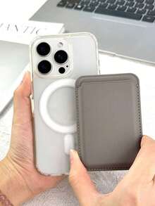 Wallet And Phone Card Holder With Magnetic Closure, Upgraded Version With 23 Magnets, Compatible With Phone 16 15 14 13 12 Pro/Pro Max/Plus/Mini Wallet Accessories Series, Magnetic Phone Card Case - Multicolor - View 6