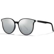 Cyxus Lentes de Sol para Mujeres, Lentes Polarizados Mujeres Lente Retro Protección UV para Conducir, Viajar, Compras - Lente Plata 1945 - Ver 11