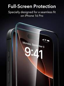 3pcs Tempered Glass Screen Protector, Compatible With IPhone 15/15 Pro/15 Plus/15 Pro Max/16/16 Plus/16 Pro Max/17/17 Air/17 Pro/17 Pro Max - Clear - View 4