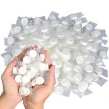 10/30 Sets Of Disposable Compressed Face Towels, Can Be Used For One Month, Individually Packaged, Portable Mini Compressed Face Towels For Compressing Bathrooms, Face Towels, Essential Makeup Remover, Household Bathroom And Office Face Towels, Face Towels And Hand Towels - Cloud White - 查看 9