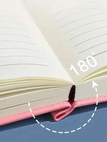 1本卡通刺绣软封面计划笔记本，可爱设计，磁扣防水日记本，小巧便携，适用于学校、大学、办公室、日常书写和记录，必备学习办公用品 - 彩色 - 查看 5