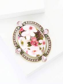 珐琅巴洛克胸针 - 精致创意别针，男女皆宜，休闲派对珠宝配饰/朋友礼物徽章装饰 - 巴洛克 - 查看 4