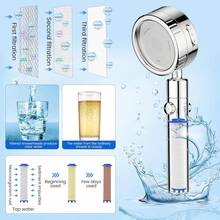 10 Pcs Shower Head Filter, 3.94In PP Filter Cartridge Replacement Water Filters For Hard Water, Sediment, Universal For Handheld Showerheads,Detachable