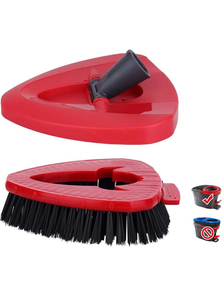 Spin Mop Replacement Head Base Scrub Brush For /Ceda EasyWring 1 Tank Stem - Shower Floor Scrubber Hard Bristle Cleaning Brush For Bathroom Kitchen Tile - Not Fit RinseClean,38952982 - Xanh đậm - Xem 1