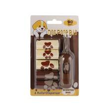 90-150pcs Portable Dog Waste Bags With Scented, With Dispenser, Rolled Dog Poop Bags - Multicolor - View 12