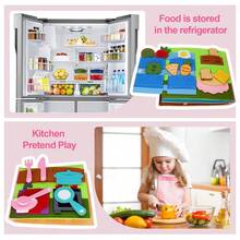 Montessori Interactive Toys For Toddlers, Daily Activities Theme Quiet Book For Toddlers Learning Toys,Preschool Early Learning Educational Travel Toys For Kids Age 2 3 4 Years - Multicolor - View 6