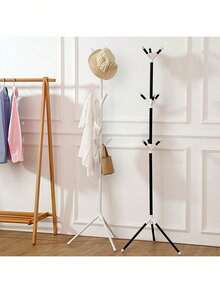 1 pieza Perchero multifuncional, percha portátil para exhibir prendas de vestir, decoración del hogar para dormitorio, percha de lavandería para balcón (barra doble XL) - Multicolor - Ver 5