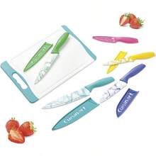 Cuisinart C55CB-11PM Advantage - Juego de 11 cuchillos de mármol para cortar y cuchillos multicolor - Multicolor - Ver 2