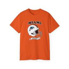 Camiseta personalizada de casco de fútbol de los Miami Dolphins UNISEX - Negro - Ver 9