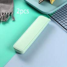 Hộp đựng dao nĩa di động 3 màu, hộp đựng mở rộng nhiều màu sắc, hộp đựng ống hút và đũa di động bằng chất liệu PP, thích hợp cho nhà bếp, văn phòng, trường học. - Nhiều màu - Xem 4