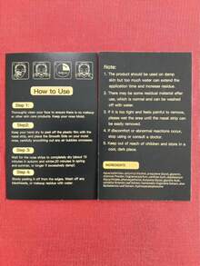 1/5/10/20pcs Black & White Nose Strips (Needs To Be Moistened Before Use), Natural Bamboo Charcoal Blackhead Cleansing Strips, Large Self-Adhesive Nose Pore Strips, Suitable For Blackhead, Pore Cleansing, Deep Cleansing Nose Blackheads, Effective Oil Control, Suitable For Both Men And Women - Multicolor - View 5