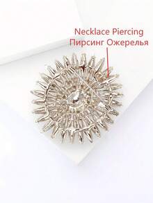 Luxury Crystal Glass Flower Brooches - Rhinestone Pins For Women Casual Party Jewelry Accessories / Friends Gifts Badges Decoration - Crystal Glass Flower - View 6