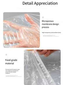 100/50/10pcs Oversized Food Cover, Baking Room Cake Room Kitchen Dust Cover, Kitchen Storage Accessories, Dust And Insect Proof Food Cover, Preservation Tools, Kitchen Essentials, Casa - Multicolor - View 6