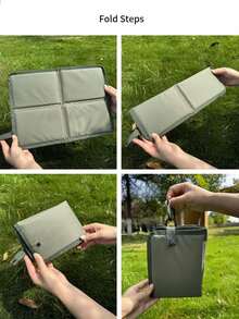 1个户外防水坐垫，隔热，可折叠便携设计，适合攀岩、徒步、露营，也可作为户外聚会的花园家具，配有攀岩登山扣。 - 彩色 - 查看 11
