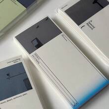 1本大气风景图案便签本，Ins-Worthy品牌，可撕取，不粘手，加厚剪贴簿材质 - 彩色 - 查看 6