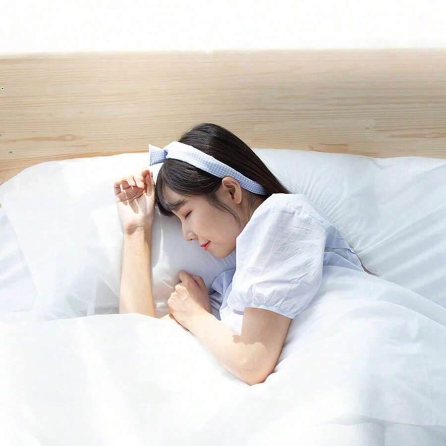 1pc Tear-Resistant Disposable Travel Bed Sheet, Portable Bed Sheet | Thickened Design, Essential For Travel, Hotel Rest, Outdoor Adventure, Machine Washable - White - View 1