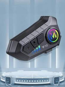 Bluetooth Headset With Voice Control For Motorcycle Helmet - Multicolor - View 2