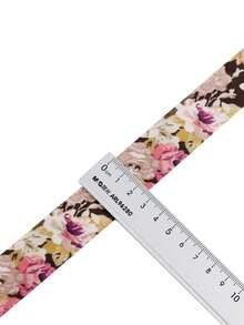 ZLQ&GOU 1 pezzo Bretelle unisex in cotone con stampa floreale, forma a Y regolabili in lunghezza, bretelle alla moda con stampa adatte per matrimoni, feste, occasioni casual - Multicolore - Visualizzare 3