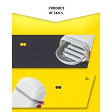 Portable Travel Soap Dish With Lid: Ideal For Camping, Gym, Hiking And Outdoor Adventures. - White - View 5