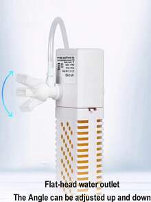 1个潜水式鱼缸三合一气泵，带循环泵、静音USB供电水族箱增氧器和过滤器，适用于所有鱼缸 - 彩色 - 查看 8