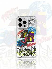 TRANSFORMERS Official Genuine Phone Case, Compatible With IPhone 17, 17 Air, 17 Pro, 17 Pro Max, 11 Series, 12 Series, 13 Series, 14 Series, 15 Series, 15 Pro Max, 16 Pro, 16 Pro Max, X, XR, XS Max. Scratch-Resistant, Anti-Slip, Anti-Drop. - Clear - View 1