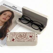 2026 New Rose Design Eyeglass Case, Eyewear Storage Box