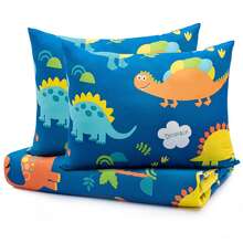 Juego de Funda Nórdica para Niños de Unicornio con 2 Fundas de Almohada - Azul - Ver 1