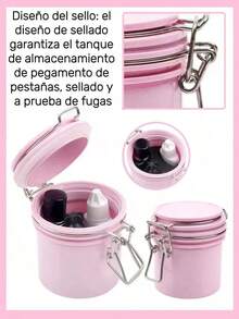 TendenciaTanque De Almacenamiento Para Pegamento,extensión,pestañasCalidad premium - Negro - Ver 4