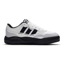 Adidas Giày thể thao thường ngày unisex Lite Shuffle, giày thể thao ngoài trời thoải mái KH9022 - Trắng sáng/đen/xám nhạt - Xem 2