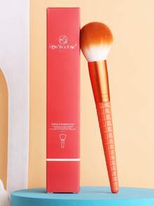 1pc Soft & Fluffy Powder Blush Makeup Brush, Beauty Tool - Black - View 16