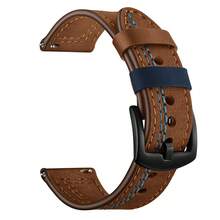 1条男士通用真皮表带，20mm/22mm，休闲表带，兼容三星Galaxy Watch3/4/5/6/7/8（41mm/45mm）/Galaxy Active2/Gear，兼容Amazfit GTR 2/3/4，时尚商务智能手表表带，适用于Watch GT/GT2（42mm/46mm），兼容Amazfit GTS 2/2E/2/4 Mini智能手表，男女通用智能手表配件，智能手表替换表带，送给朋友、家人或作为生日礼物的绝佳选择。 - 20mm - 查看 18