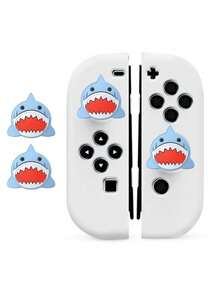 2pcs/4pcs Shark Pattern Joystick Caps, Compatible With Switch OLED/Switch NS/Switch Lite/Switch Pro2/NS2, Universal Button Caps, Game Console Buttons Cover, Joycon Controller Thumbstick Caps, Cute Gaming Accessories - Multicolor - View 10