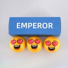 WUDAY Pelotas de golf con diseño de caca, pelotas de práctica de golf prácticas, regalo de broma para familiares y amigos en el Día de los Inocentes, Día de San Valentín - Multicolor - Ver 12