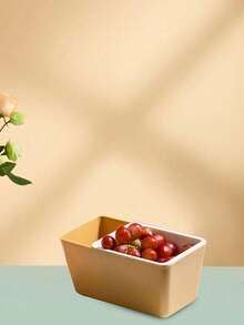 2-Tier Candy & Snack Tray, Household Watermelon Seed Cracker Holder, Square Fruit Plate - Multicolor - View 8