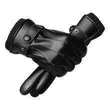 TendenciaGuantes Térmicos Pantalla Táctil De Pu Invierno Impermeable Negro Talla Única LisaCalidad premium - 1 - Ver 11