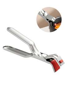 Pinzas resistentes al calor de varios ángulos, aptas para microondas, bandeja de pizza, tostadora, freidora de aire, horno y talla grande - Multicolor - Ver 1