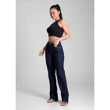 Calça Jeans Sawary Reta - 281932 - Azul - Visão 3